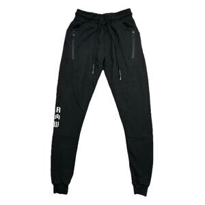 RAW GEAR Mens Size Small Sweatpants Joggers Black Gym Casual Comfort